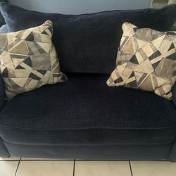 Blue Double Sofa