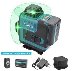 For Makita 12V Green Line 3x360 Degree Laser Level Laser