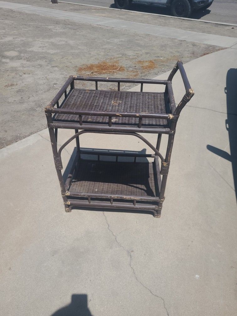 Real Wicker Cart