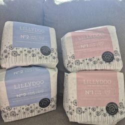 Diapers New Lillydoo Size 1 And 2