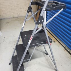 Werner 3 Step Ladder With Tool Tray
