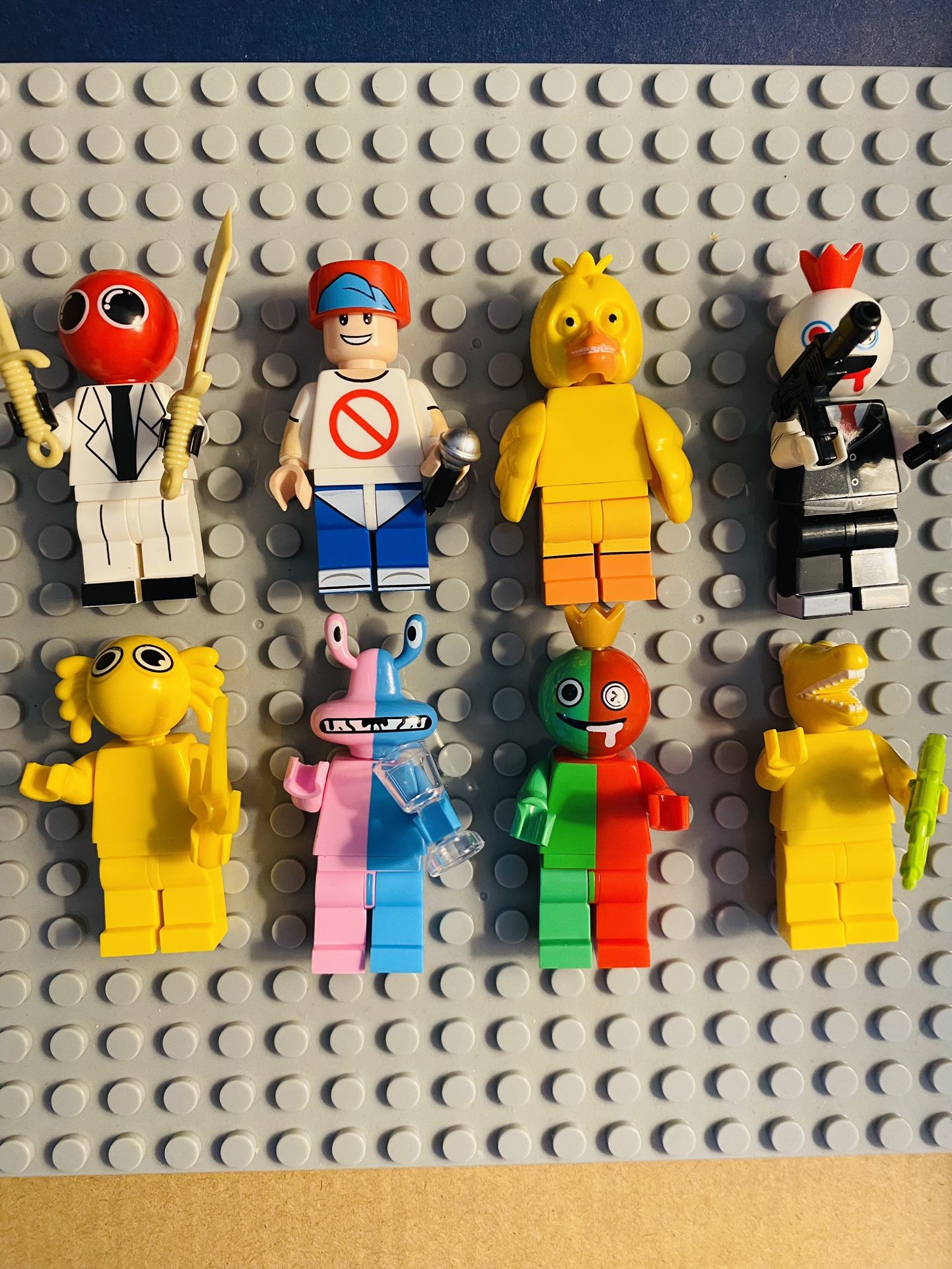 Rainbow Friends Roblox Game Epic Custom Lego Minifigures Toys