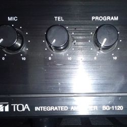 TOA BG 1120 Integrated Amplifier