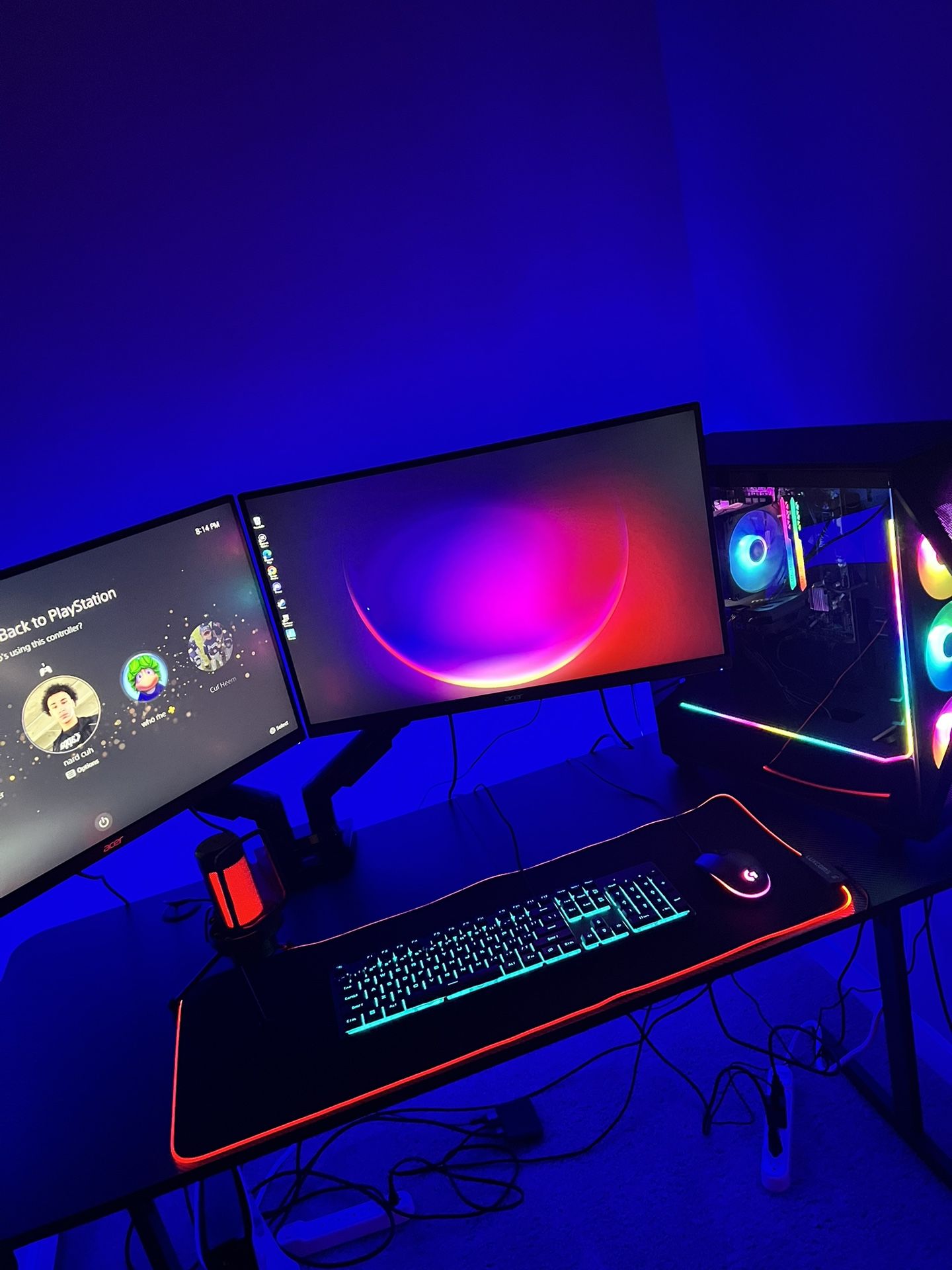 gaming setup