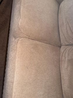 Sofa, love seat, and two side tablea