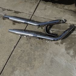 HARLEY DAVIDSON SOFTAIL EXHAUST / DYNA EXHAUST  PIPES