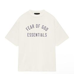New Large Fear Of God Essentials Jersey Crewneck Tee Shell 