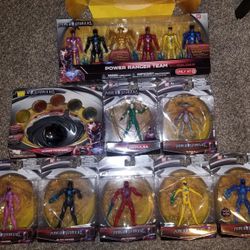 Mighty Morphin Power Rangers Legacy 2017 Movie Original & RARE Metallic Figures Complete Collection Lot Set + Morpher Mint BNIB