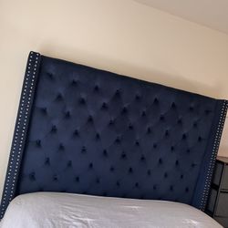 Blue Mirabelle Bed frame 