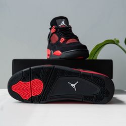 Air Jordan 4 Retro Black Red Thunder