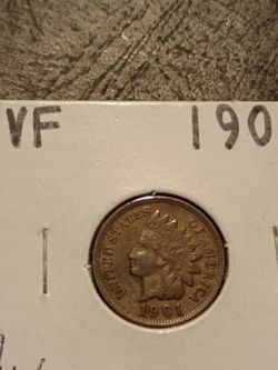1901 Indian head cent