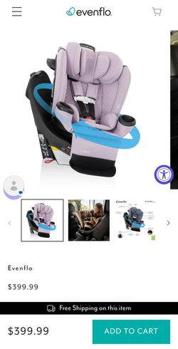 Evenflo revolve slim 360 rotation car seat