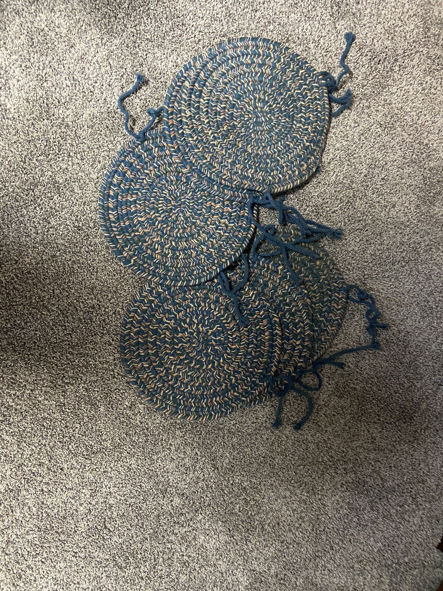 Chair Pads Set Of 6 Braided