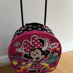 Small MINNIE MOUSE ROLLING BOOK BAG