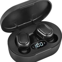 BD&M Wireless Bluetooth Earbuds, HiFi Digital LED Display Stereo Headphones, Waterproof Ear Buds, Hands-Free Calls for Sports, Home, Work, Running

