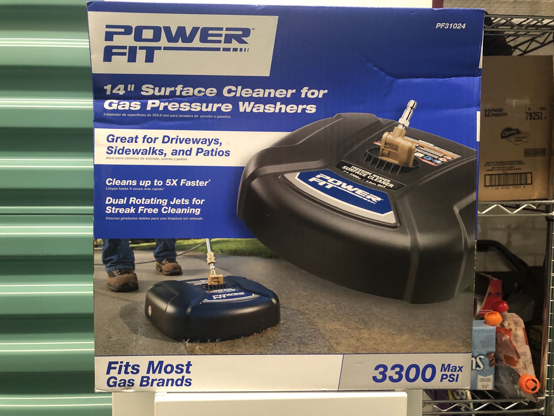 Surface cleaner 14” power washer / pressure washer attachment