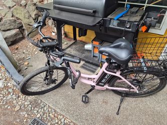 Ddc pink electric mountain bike