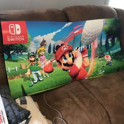 NINTENDO SWITCH MARIO GOLF 2 PART POSTER