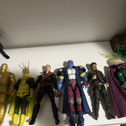 Action Figure Lot Of 7 Marvel Legends 