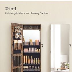 Jewelry Cabinet With Mirror