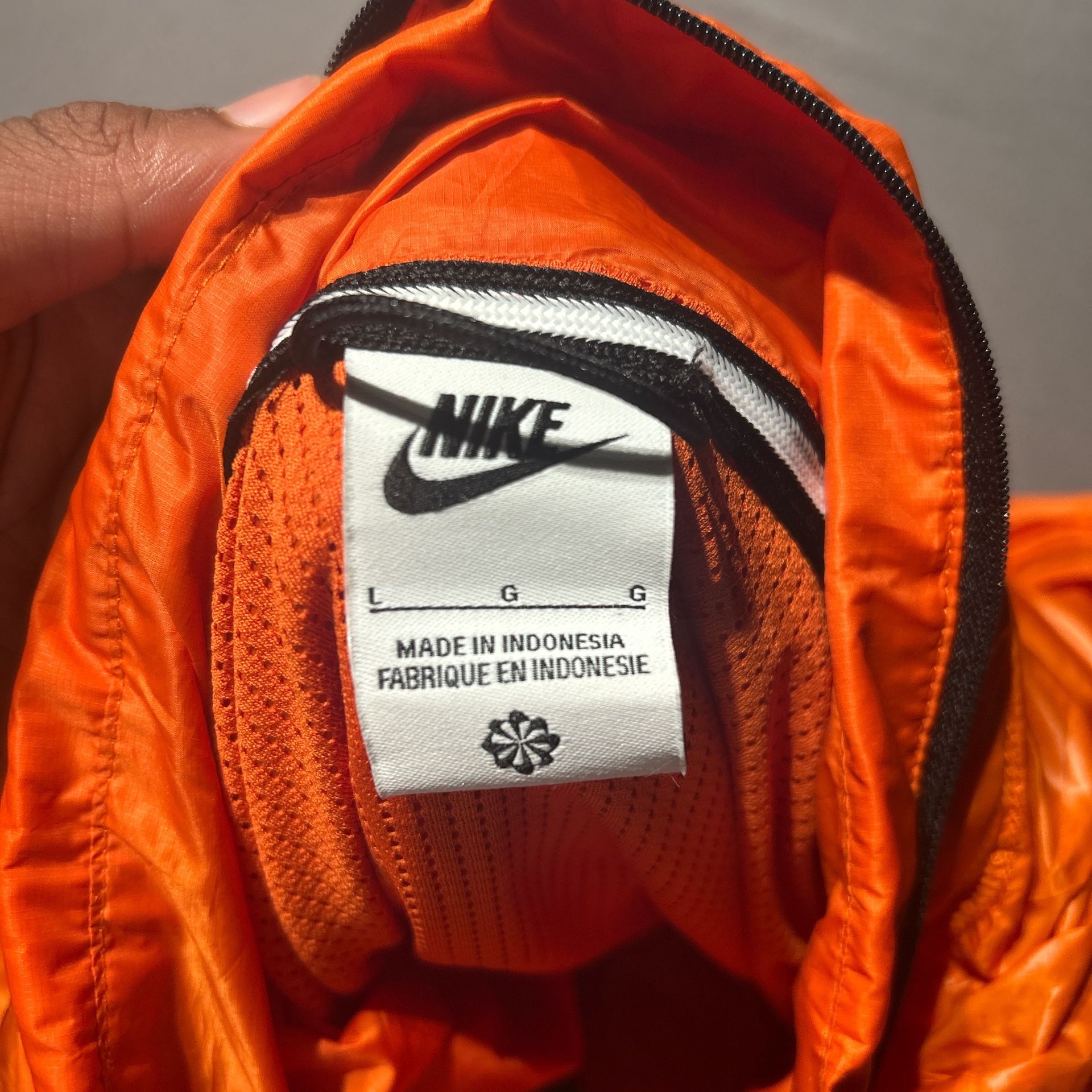 Orange Nike Windbreaker 
