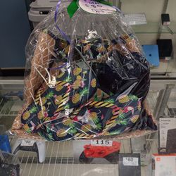 Vera Bradley Bundle Towel Flip Flops Bag