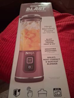 NEW! NINJA BLAST PERSONAL 18 OUNCE PORTABLE BLENDER! COLOR: *PURPLE PASSION*BC151PR