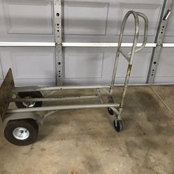 Heavy duty 2-1 Steel Convertible Hand Truck/dolly