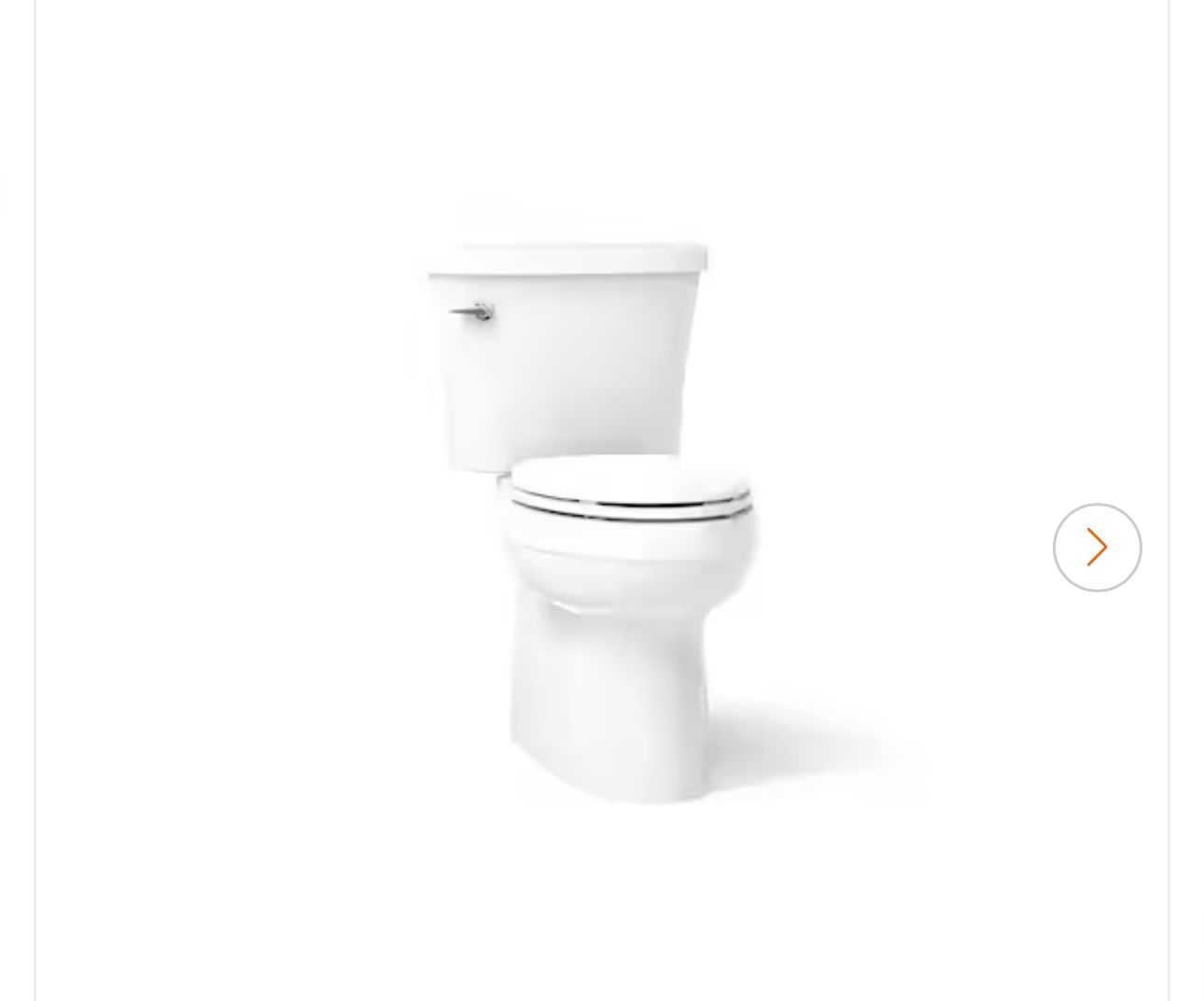 Gleam 12 in. Rough In 2-Piece 1.28 GFP Single Flush Elongated Chair Height Toilet in White with Soft Close Seat