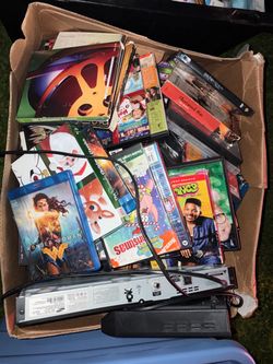Huge lot of dvds and 2 dvd players