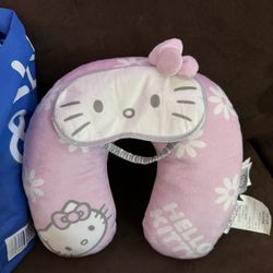 Hello Kitty Pillow And Face Mask