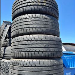 255-45/20 michelin Set De tires En Buenas Condiciones De Vida La 4