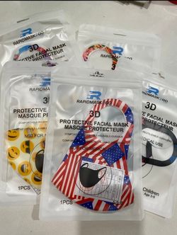 150 Assorted Face Mask - Resuable -Print Design