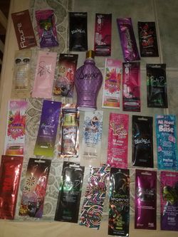 26 tanning bed samples and a full bottle of snooki