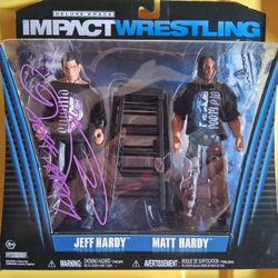 Wwe Impact Wrestling Hardy Boyz Box Set Signed