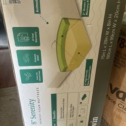 Green tea infused memory foam mattress 