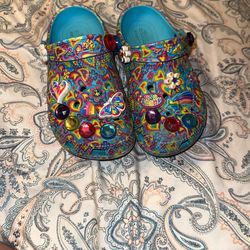 Lisa Frank Crocs Kids Size 12