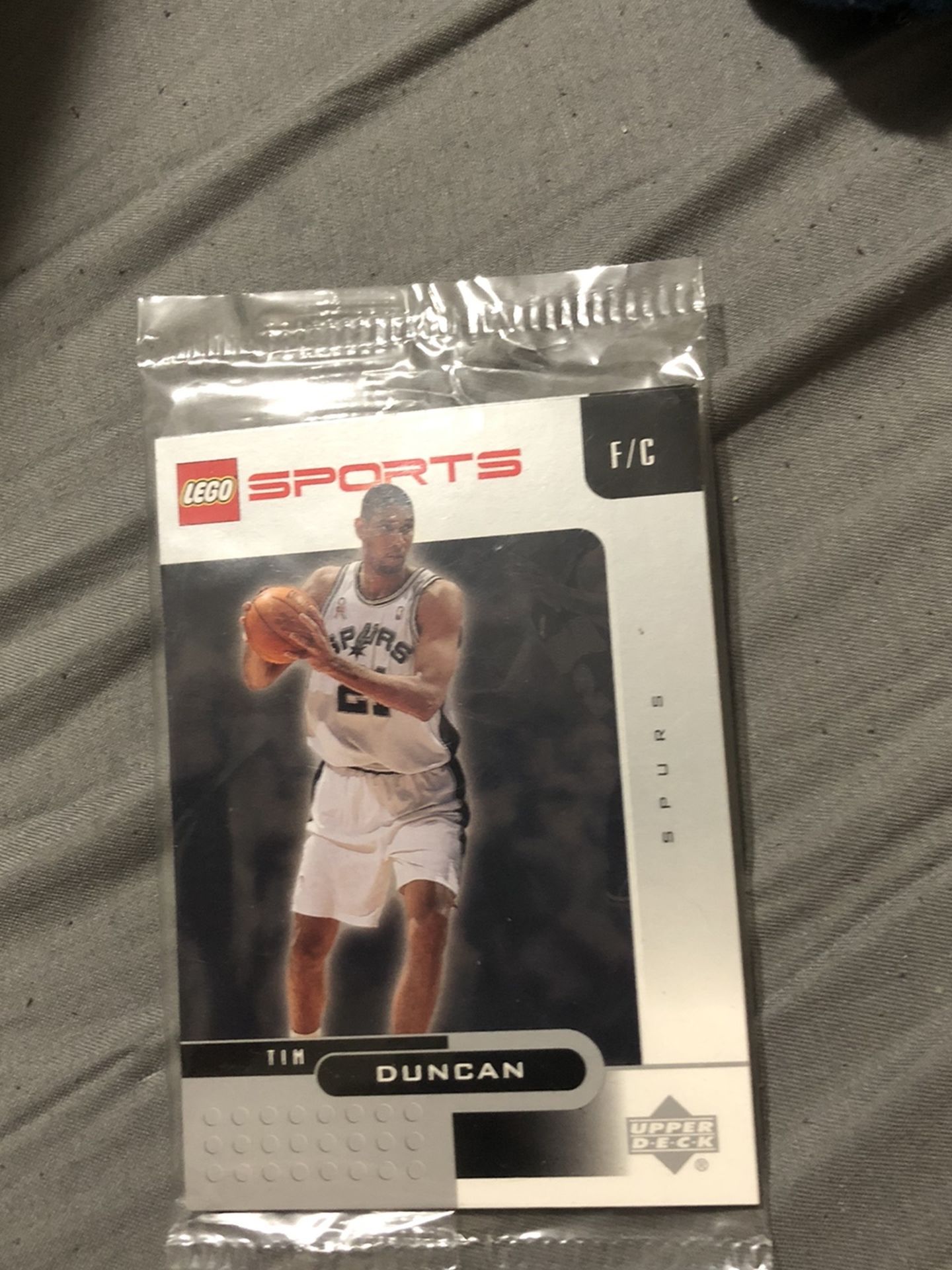 Unopened Duncan, Gasol, And Ray Allen Lego Sports Card