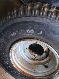 Atv rims n tires