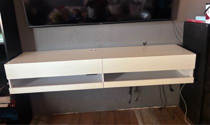 Floating tv stand