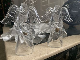 Princess house crystal candle holders