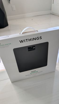 Withings body Wifi Smart scale & app sync Brand New in box, never opened