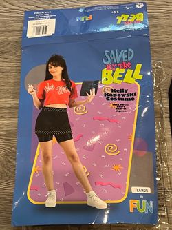 SAVED BY THE BELL - KELLY KAPOWSKI COSTUME - ADULT LARGE - EXCELLENT CONDITION