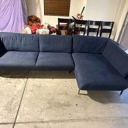 Blue 2-Piece Sectional
