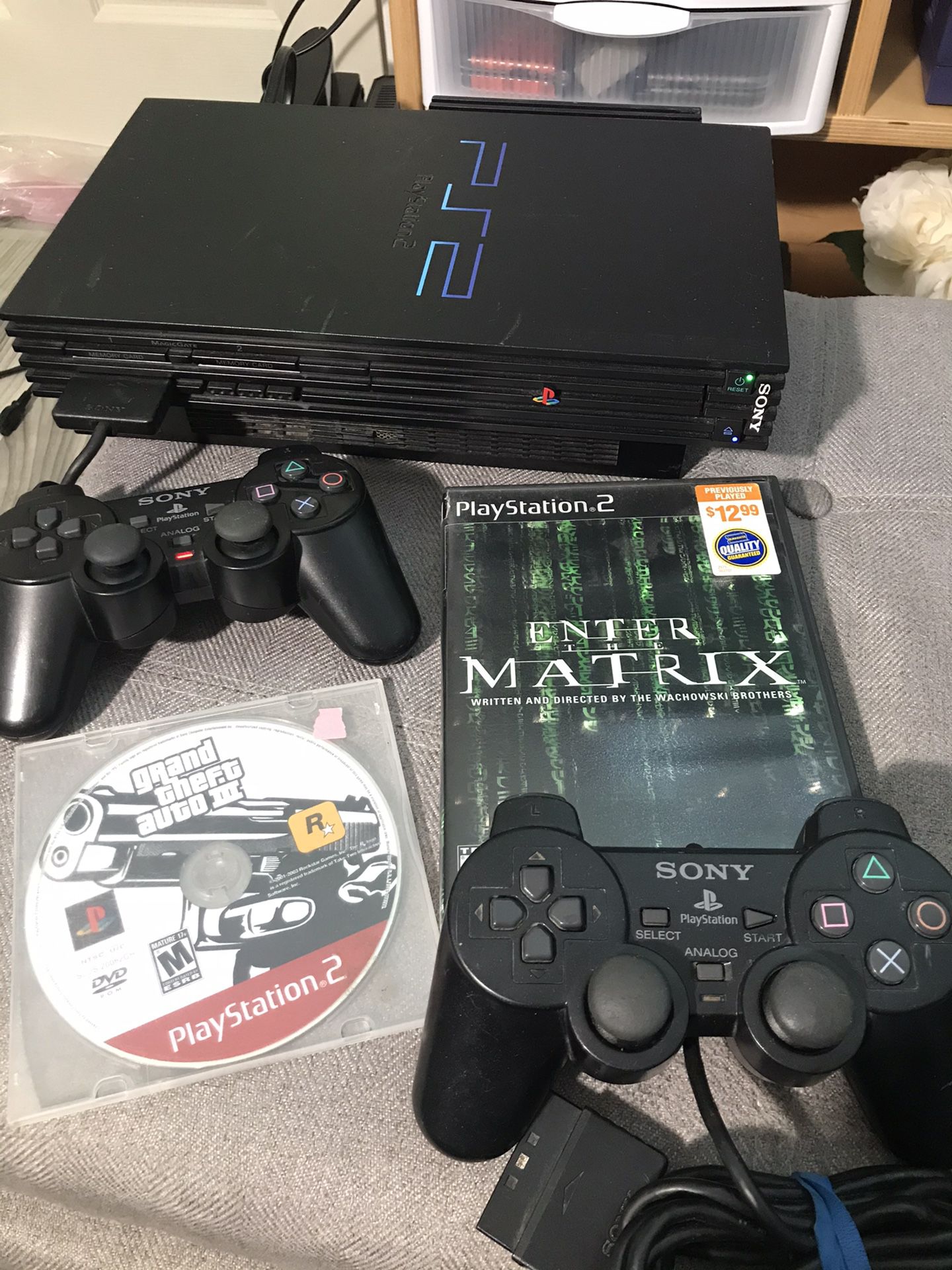 Fat PS2 With Games GTA & Matrix
