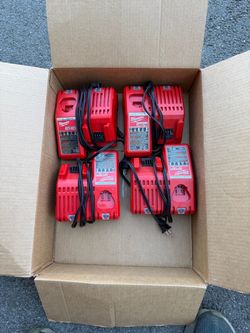 Milwaukee battery chargers