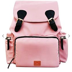 WALLOPTON Quality Diaper Bag Backpack - Multi-Function Travel Backpack with Stroller Strap - Large Capacity, Stylish & Lightweight - Baby Nappy Bag fo