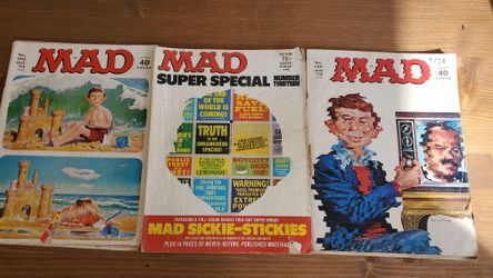 Mad Magazines (Vintage 1973)- Set of 3