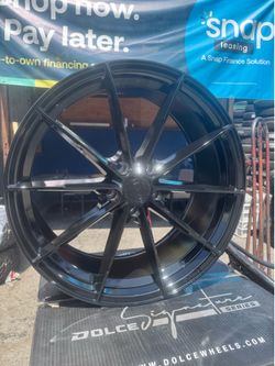 20” Dolce Veloce 20x8.5 +38 5x114 Gloss black