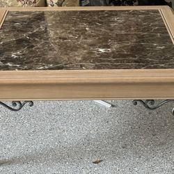 Thomasville Marble Cocktail and End Tables 